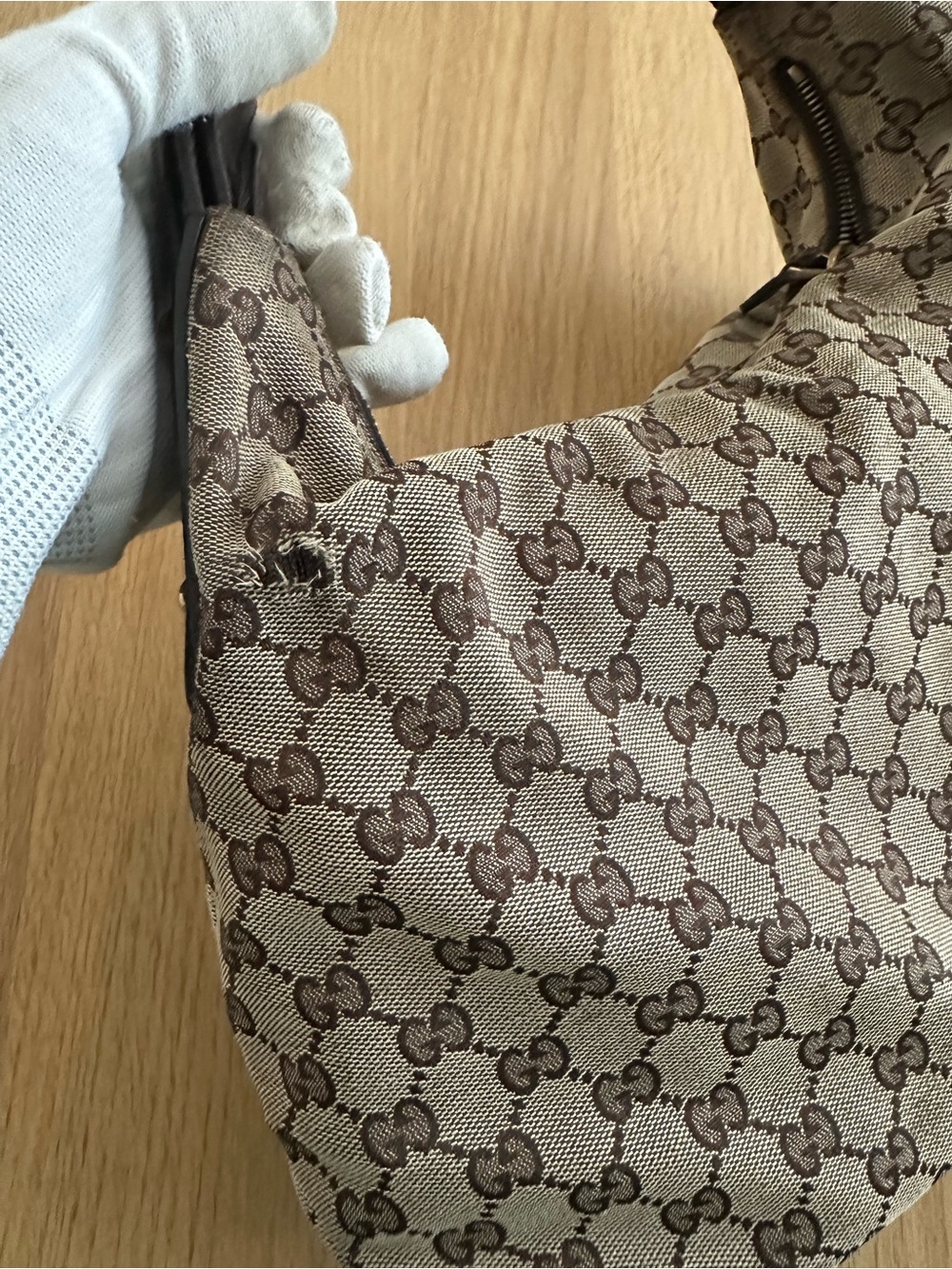Gucci Horsebit hobo shoulder bag with COA - Picture 11 of 16